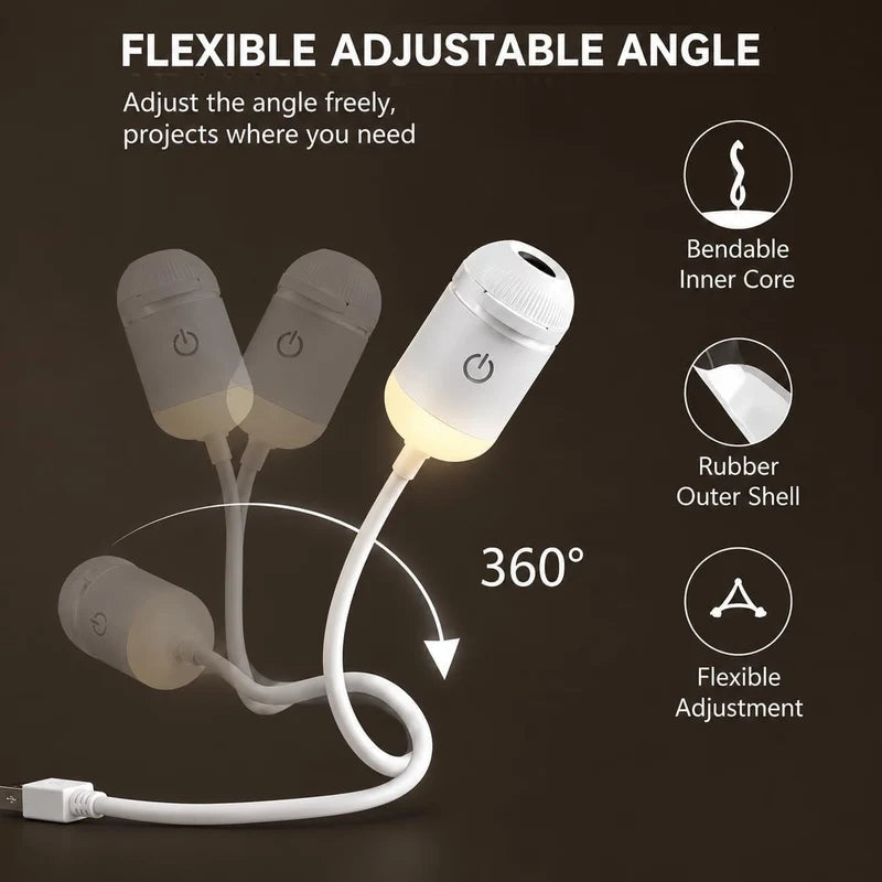 Portable Mini USB Starry Sky LED Night Light Projector